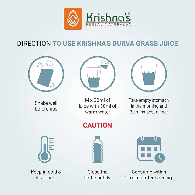 KRISHNA PHARMACY Durva Swaras ( Juice) - Krishna - 500ml