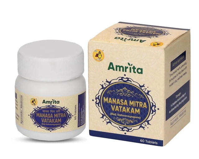 AMRITA DRUGS Manasa mithra Vatkam - Amrita - 60 Tablet