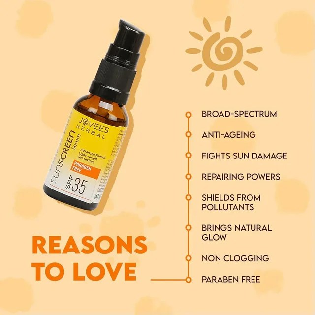 JOVEES HERBAL CARE Sunscreen Face Serum SPF 35 - Jovees - 30ml