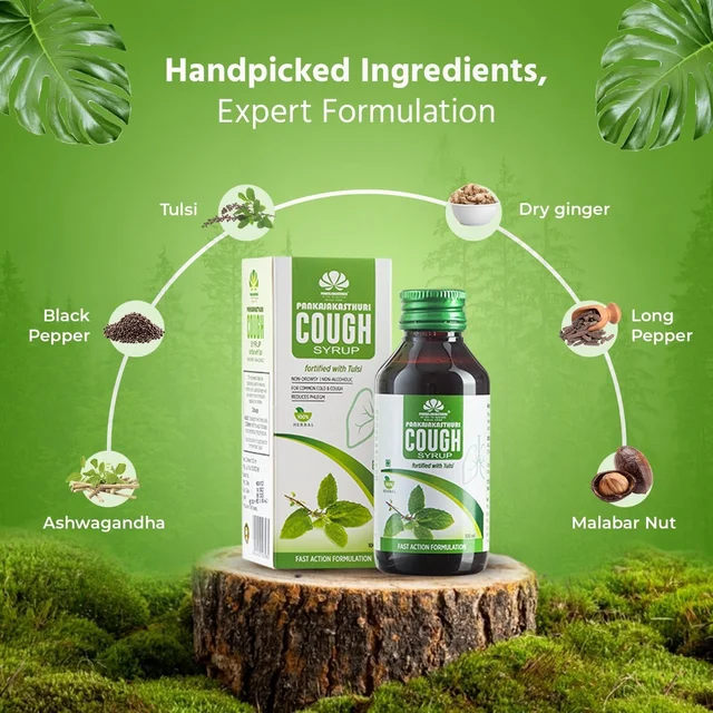 PANKAJA KASTHURI HERBALS Cough Syrup Tulsi - Pankaja - 100ml