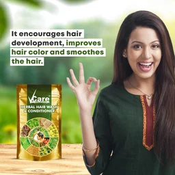 V CARE HERBAL CONCEPTS Herbal Hair Wash Conditioner - V Care - 100Gm