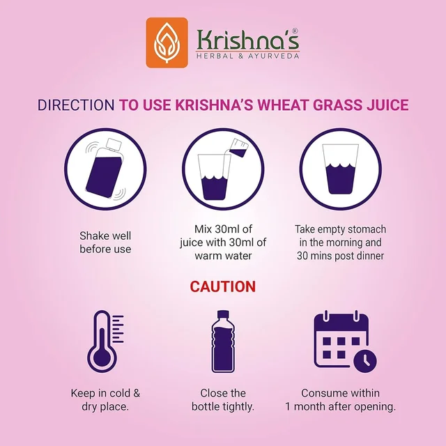 KRISHNA PHARMACY Wheat Grass Juice - Krishna - 1000ML