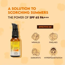 JOVEES HERBAL CARE Sunscreen Face Serum SPF 65 PA+++ - Jovees - 30ml