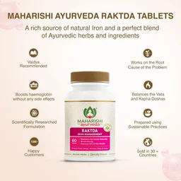 MAHARISHI AYURVEDA Raktda Tablet - Maharishi - 60Tablets