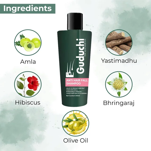 GUDUCHI THE AYURVEDI Guduchi Anti Hair Fall Shampoo - Guduchi - 250ml