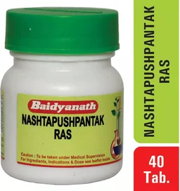 BAIDYANATH Nashtapuspantak Ras - Baidyanath - 40Tablet