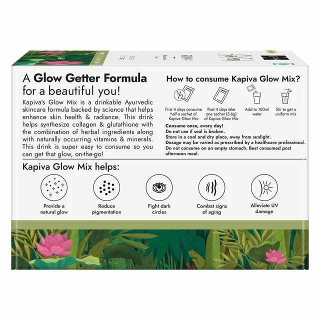 KAPIVA Skin Foods Glow Mix - Kapiva - 30Sachets
