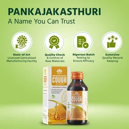 PANKAJA KASTHURI HERBALS Cough Syrup Honey - Pankaja - 100ml