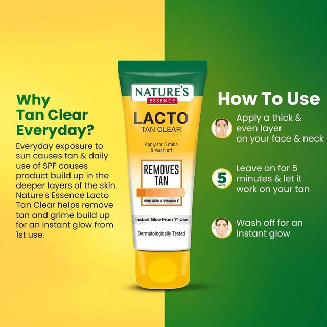 NATURES ESSENCE Lacto Tan Clear - Nature's - 50g