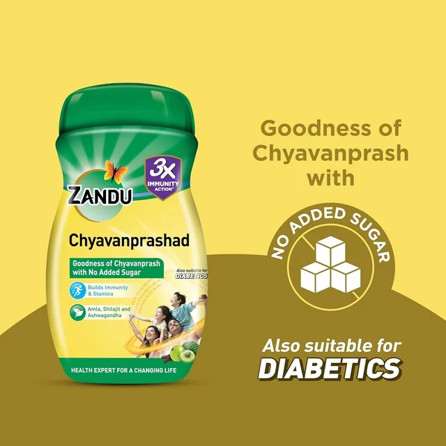ZANDU PHARMACEUTICAL Chyavanprashad Sugar Free - Zandu - 900Gm