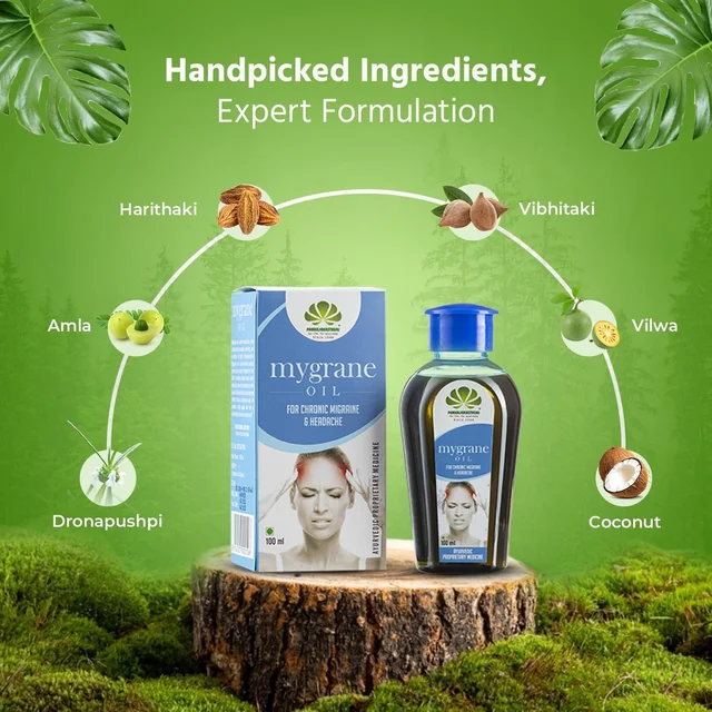 PANKAJA KASTHURI HERBALS Mygrane Oil - Pankaja - 100ml