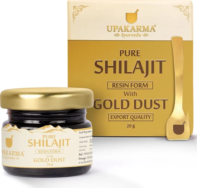MANKIND PHARMA Pure Shilajit Resin Form With Gold Dust - Upkarma - 20g