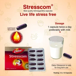 DABUR INDIA LIMITED Stresscom Capsulr - Dabur - 10Capsule