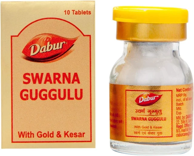 DABUR INDIA LIMITED Swarna Guggulu - Dabur - 10Tablet
