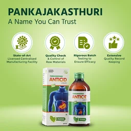 PANKAJA KASTHURI HERBALS Anticid Liquid Pudina - Pankaja - 200ml