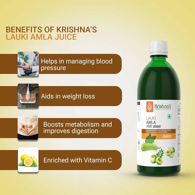 KRISHNA PHARMACY Loki Amla Juice - Krishna - 500ml