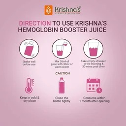 KRISHNA PHARMACY Hemoglobin Booster Syrup - Krishna - 500ml