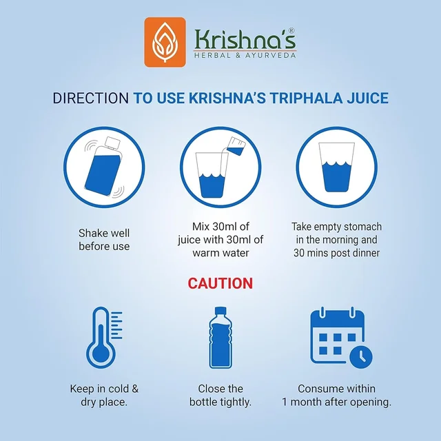 KRISHNA PHARMACY Triphala Juice - Krishna - 1000ML