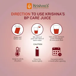 KRISHNA PHARMACY B.P.Care Juice - Krishna - 500Ml