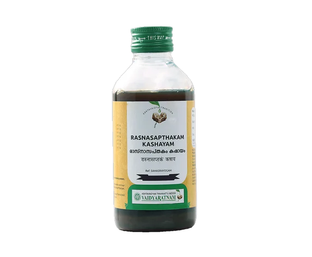 VAIDYARATHNAM Rasnasapthakam Kashyam - Vaidyaratnam - 200Ml