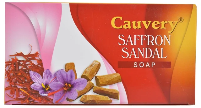 QUALITY SOAP INDUSTR Cauvery Saffron Sandal Soap Combo - Quality -