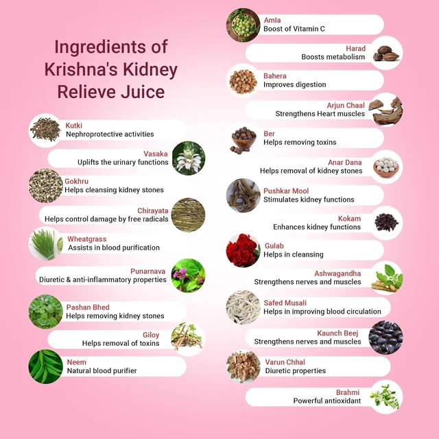 KRISHNA PHARMACY Kidney Re-Live Juice - Krishna'S - 1000ml