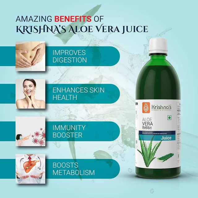 KRISHNA PHARMACY Aloevera Ras - Krishna's - 1Ltr
