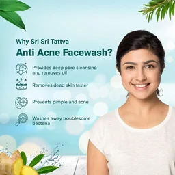 SRI SRI AYURVEDA Anti Acne Face Wash 60Ml-Sri Sri - 60Ml