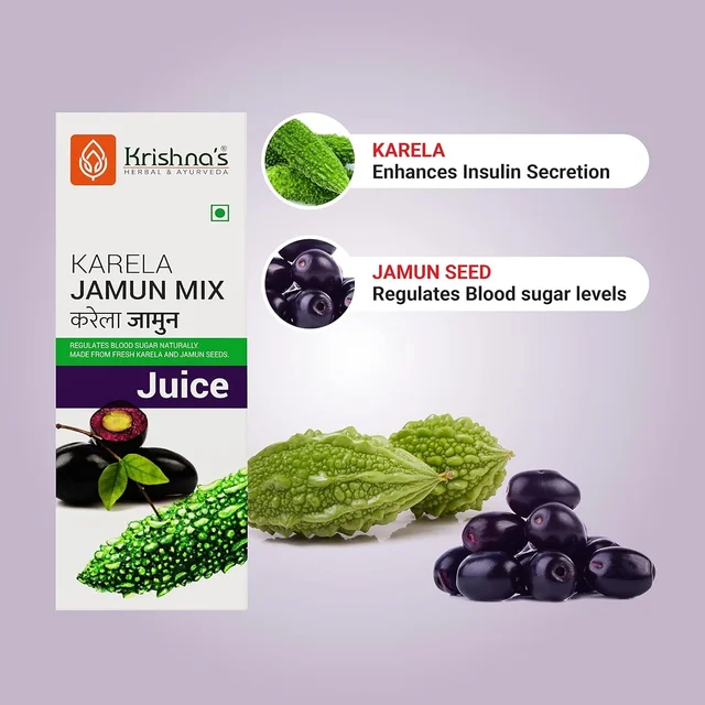KRISHNA PHARMACY Karela Jamun Mix - Krishna - 1000ml