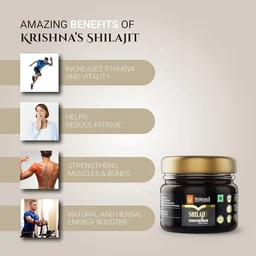 KRISHNA PHARMACY Shudh Shilajit - Krishna - 40GM
