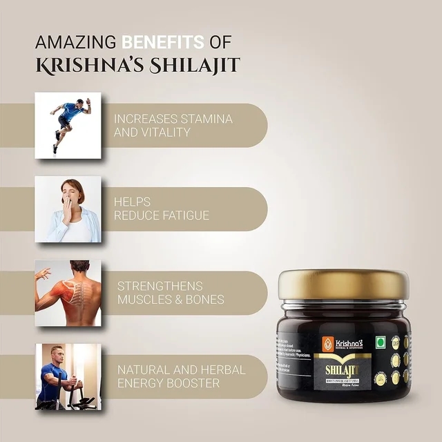 KRISHNA PHARMACY Shudh Shilajit - Krishna - 40GM