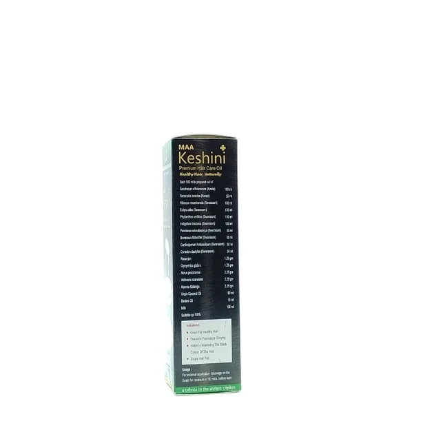 MALABAR AYURVEDA ASH Keshini Hair Oil - Malabar - 100ml