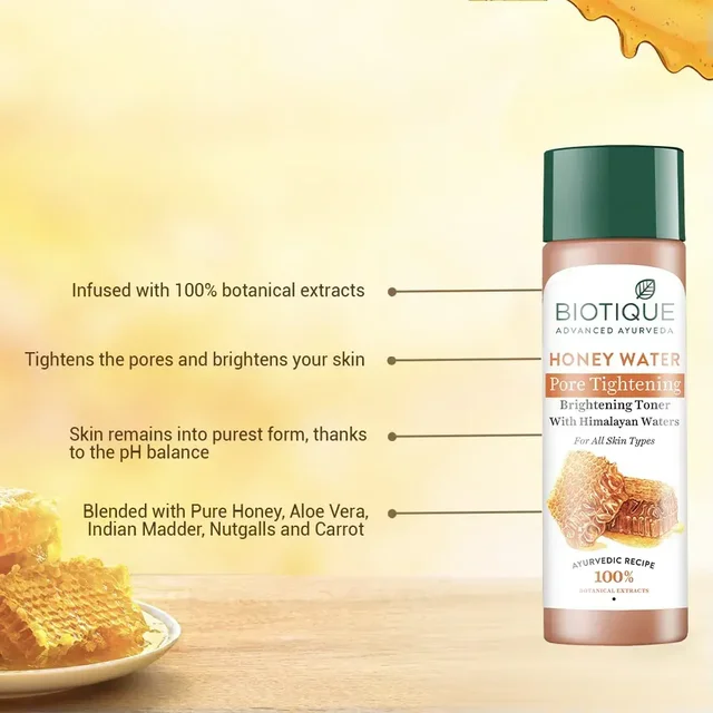 BIOTIQUE Honey Water toner - Biotique - 120ml