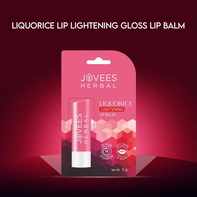 JOVEES HERBAL CARE Liquorice Lip Lightening Gloss Lip Balm - Jovees - 5G