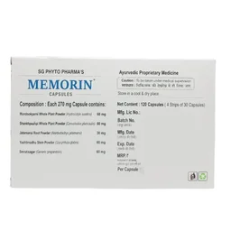 PHYTO MARKETING PVT. Memorin Capsule - Phyto - 30 Capsules