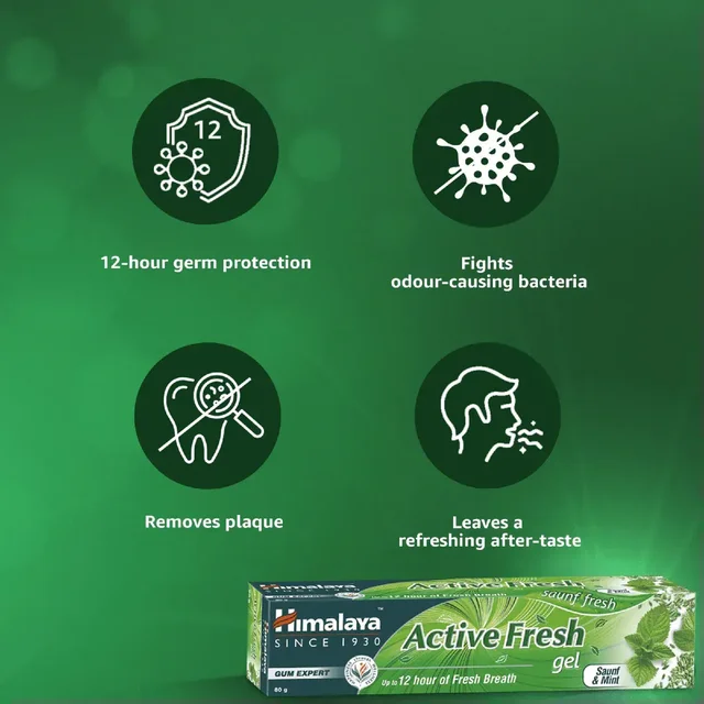 HIMALAYA PHARMACY Active Fresh Gel Paste - Himalaya - 80g