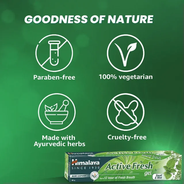 HIMALAYA PHARMACY Active Fresh Gel Paste - Himalaya - 80g