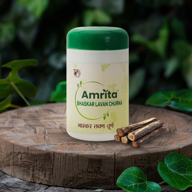 AMRITA DRUGS Bhaskar Lavan Churna - Amrita - 100gm