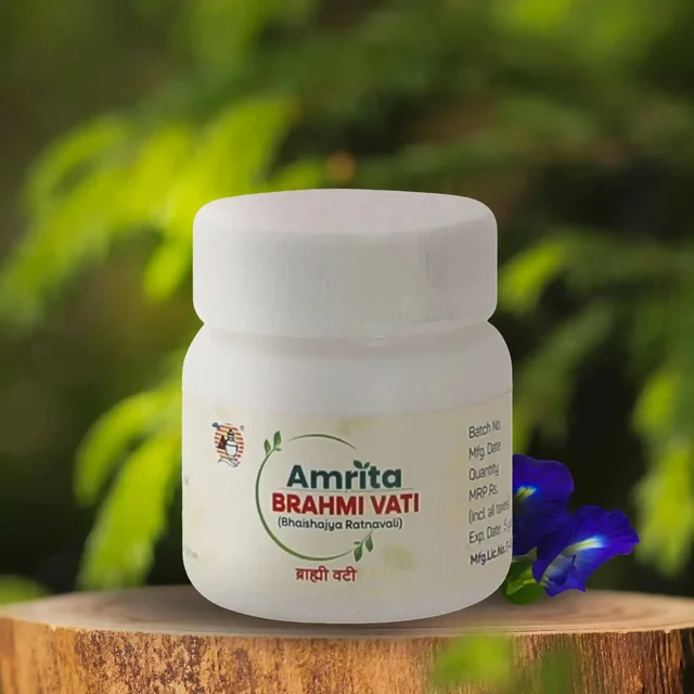 AMRITA DRUGS Brahmi Vati - Amrita - 60 Tablet