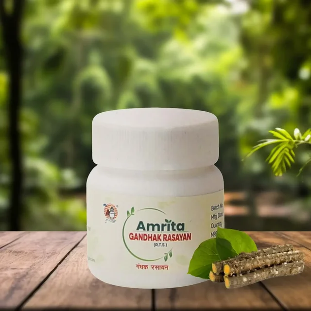 AMRITA DRUGS Gandhak Rasayana - Amrita - 60 Tablet