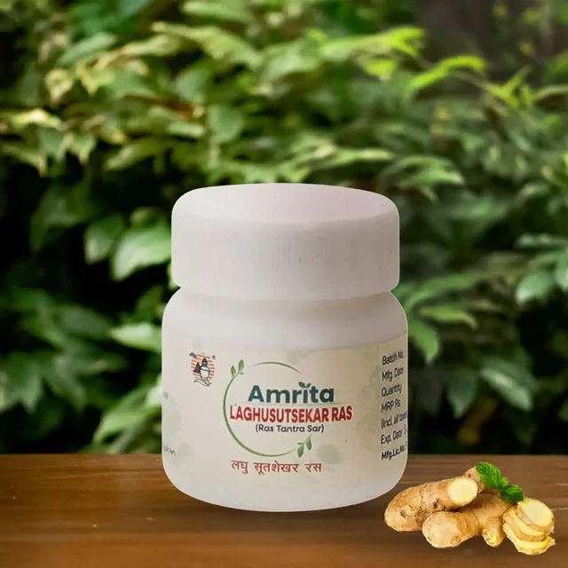 AMRITA DRUGS Laghu Sutshekhar Ras - Amrita - 60 Tablet