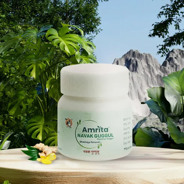 AMRITA DRUGS Navak Guggul - Amrita - 60 Tablet