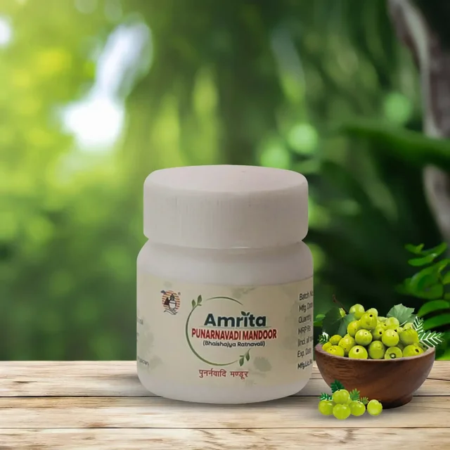 AMRITA DRUGS Punarnavadi Mandoor - Amrita - 60 Tablet
