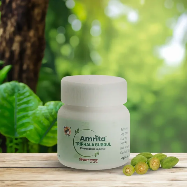 AMRITA DRUGS Triphala Guggul - Amrita - 60 Tablet