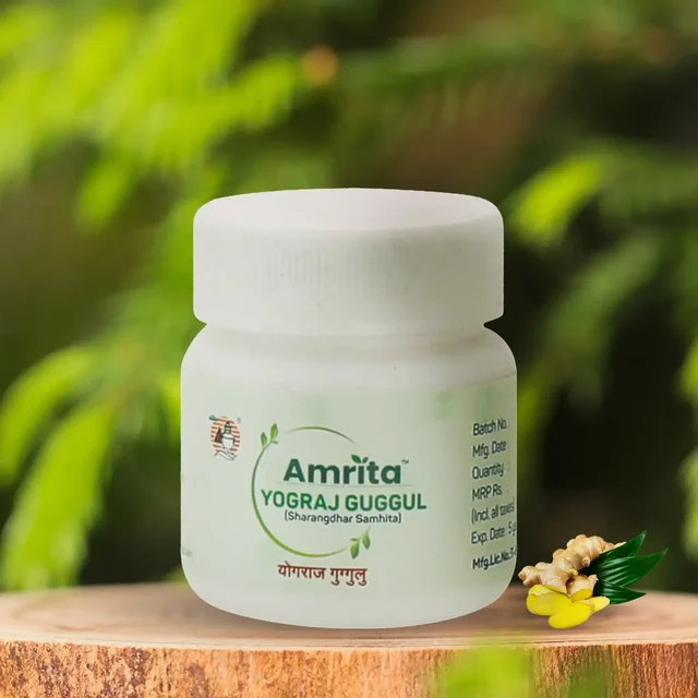 AMRITA DRUGS Yogaraj Guggul - Amrita - 60 Tablet