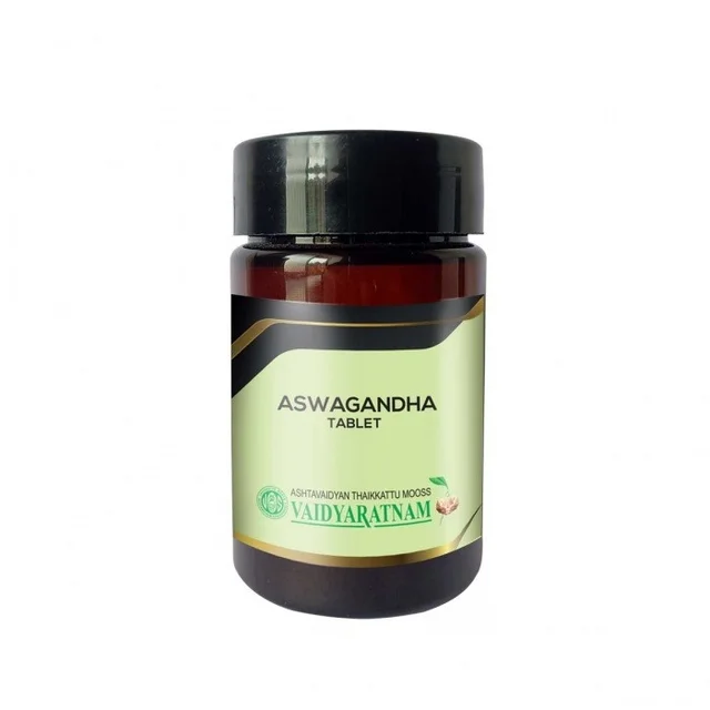 VAIDYARATHNAM Aswagandha Tablets - Vaidyaratnam - 60Tabblet