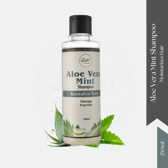 LALA DAWASAZ PVT LTD Aloevera & Mint Shampoo - Lalas - 250ml