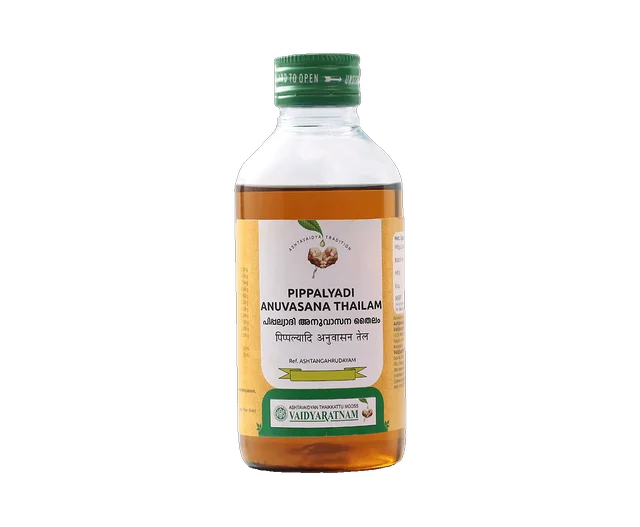 VAIDYARATHNAM Pippalyadi Anuvasana Tail - Vaidyaratnam - 200Ml