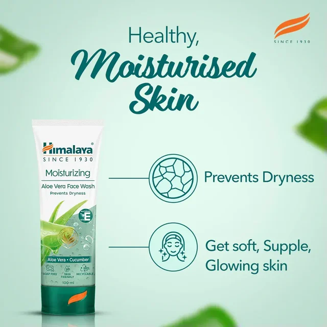 HIMALAYA PHARMACY Moisturizing Aloevera Face Wash - Himalaya - 200ml