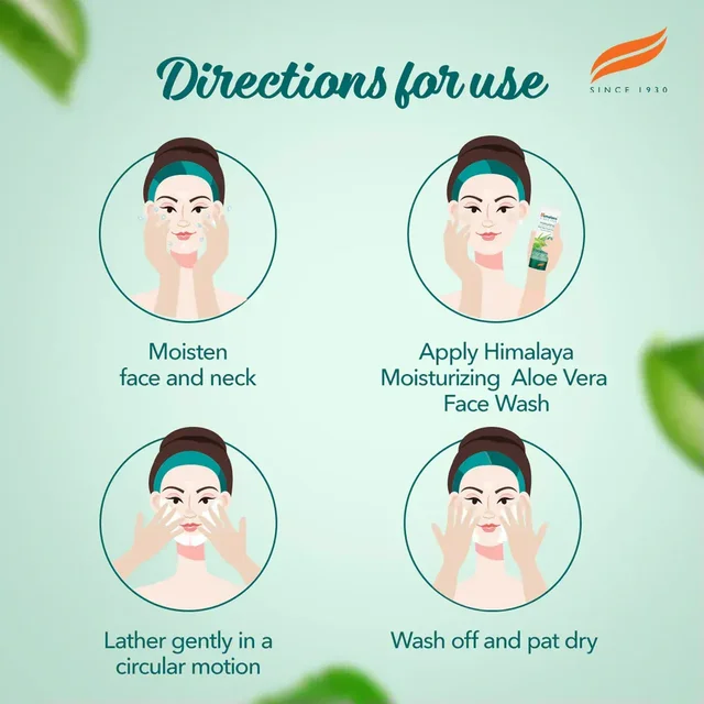 HIMALAYA PHARMACY Moisturizing Aloevera Face Wash - Himalaya - 200ml